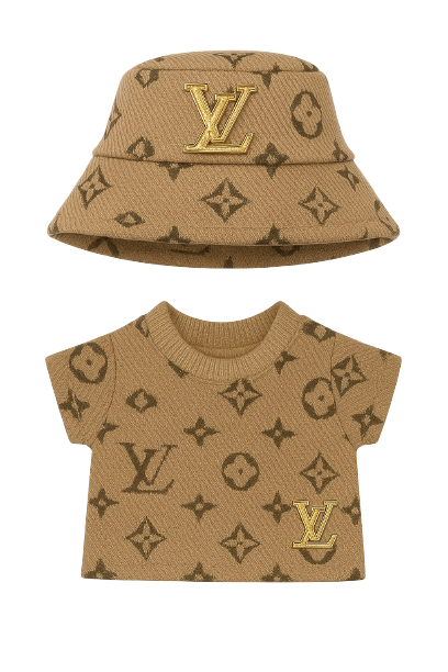 LV Monogram Caramel Set