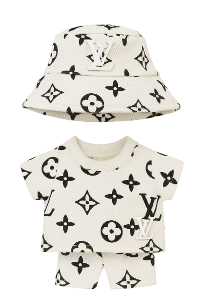 LV Cream Luxe Set
